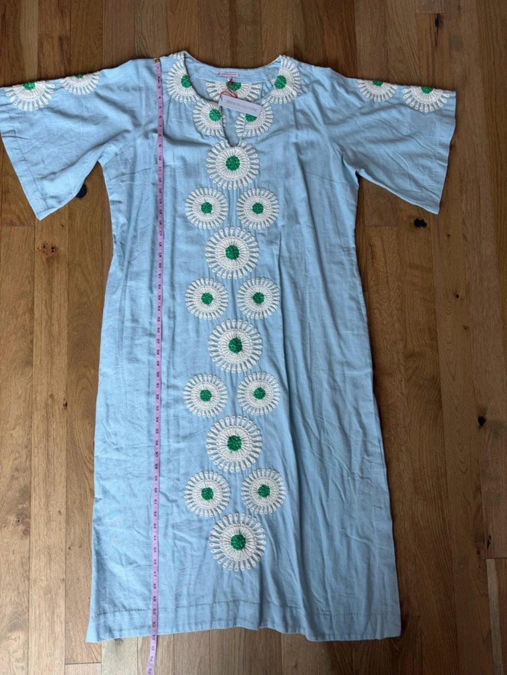 🌸 NWT - Frances Valentine Aster Maxi Caftan Dress - Size 1X 🌸 - Picture 11 of 15